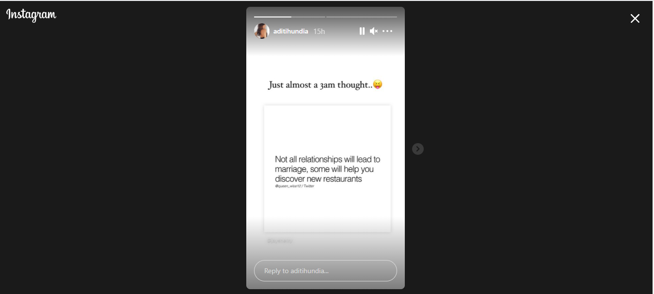 શું ઇશાન કિશન અને અદિતિ હુંદિયાનો સંબંધ સમાપ્ત થઈ ગયો છે? જુવો પોસ્ટ