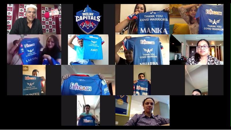 દિલ્હી કેપિટલ્સનો અનોખો પહેલ, ટીમની જર્સી પર લખાયું ‘સલામ કોરોના વોરિયર્સ’