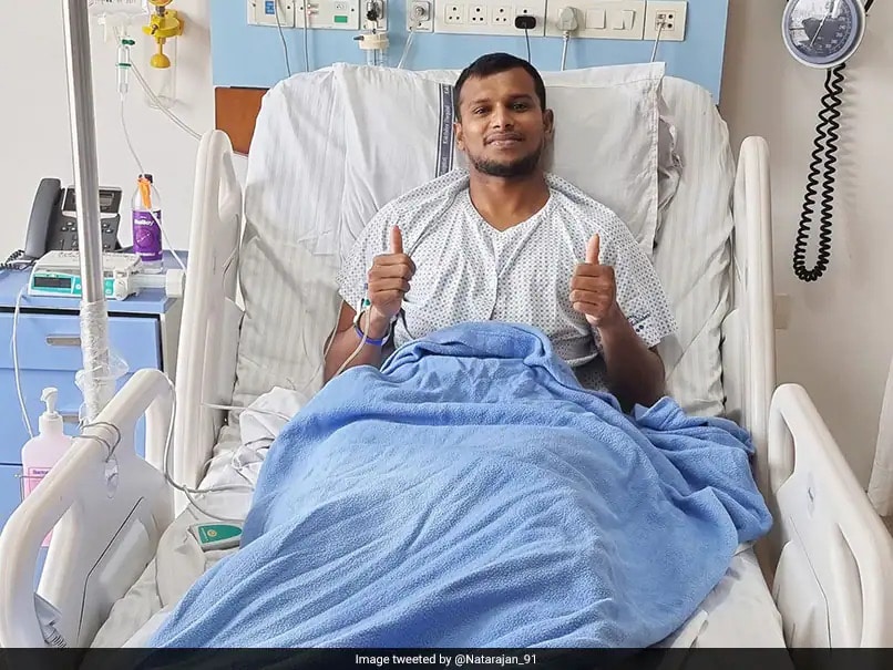 નટરાજનની ઘૂંટણની શસ્ત્રક્રિયા સફળ રહી, યોર્કર કિંગે ટ્વીટ દ્વારા માહિતી આપી