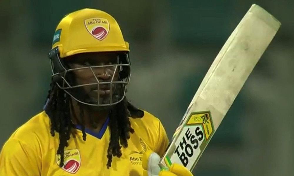 અબુ ધાબીમાં ક્રિસ ગેઈલે મચાવી તબાહી, માત્ર 12 બોલમાં ફટકારી ફિફ્ટી