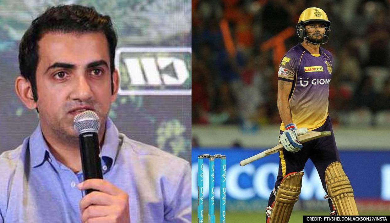 કેકેઆરના શેલ્ડન જેકસને ગૌતમ ગંભીર ફાઉન્ડેશનને કોવિડ સામે લડવા દાન આપ્યું