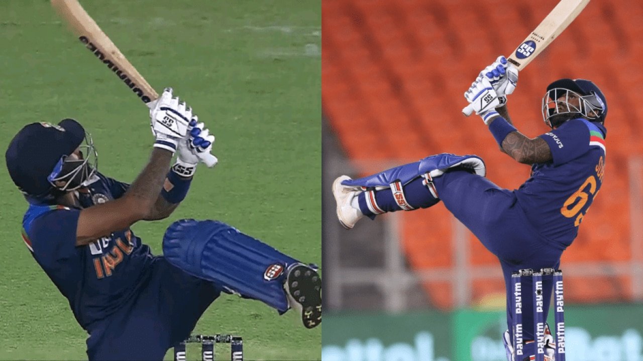 જુવો: પહેલા બોલે સિક્સ મારીને આંતરરાષ્ટ્રીય ક્રિકેટમાં સૂર્યકુમાર યાદવે પ્રવેશ કર્યો