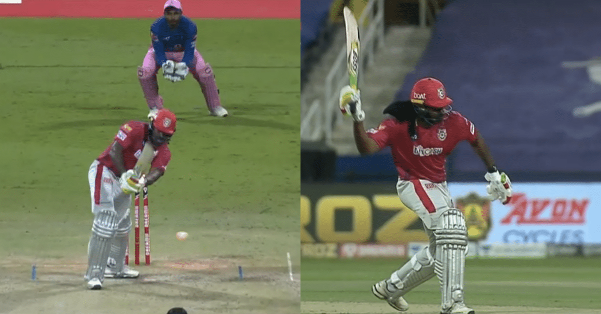 આઈપીએલની 13: મેદાન પર બેટ ફેંકવા બદલ ક્રિસ ગેલને દોષી માનવામાં આવ્યો