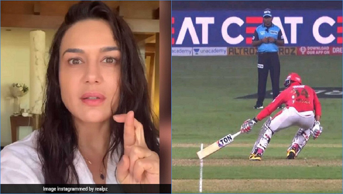 દિલ્હી સામે અમ્પાયરના નિર્ણયથી પ્રીતિ ઝિન્ટા નારાજ, બીસીસીઆઈને કરી આ માંગ
