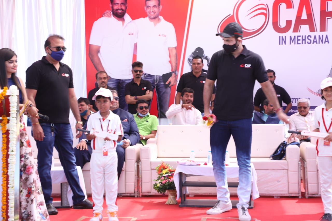 ઇરફાન પઠાણે મહેસાણામાં ક્રિકેટ એકેડમી ઓફ પઠાન્સ (કેપ)નું ઉદ્ઘાટન કર્યું