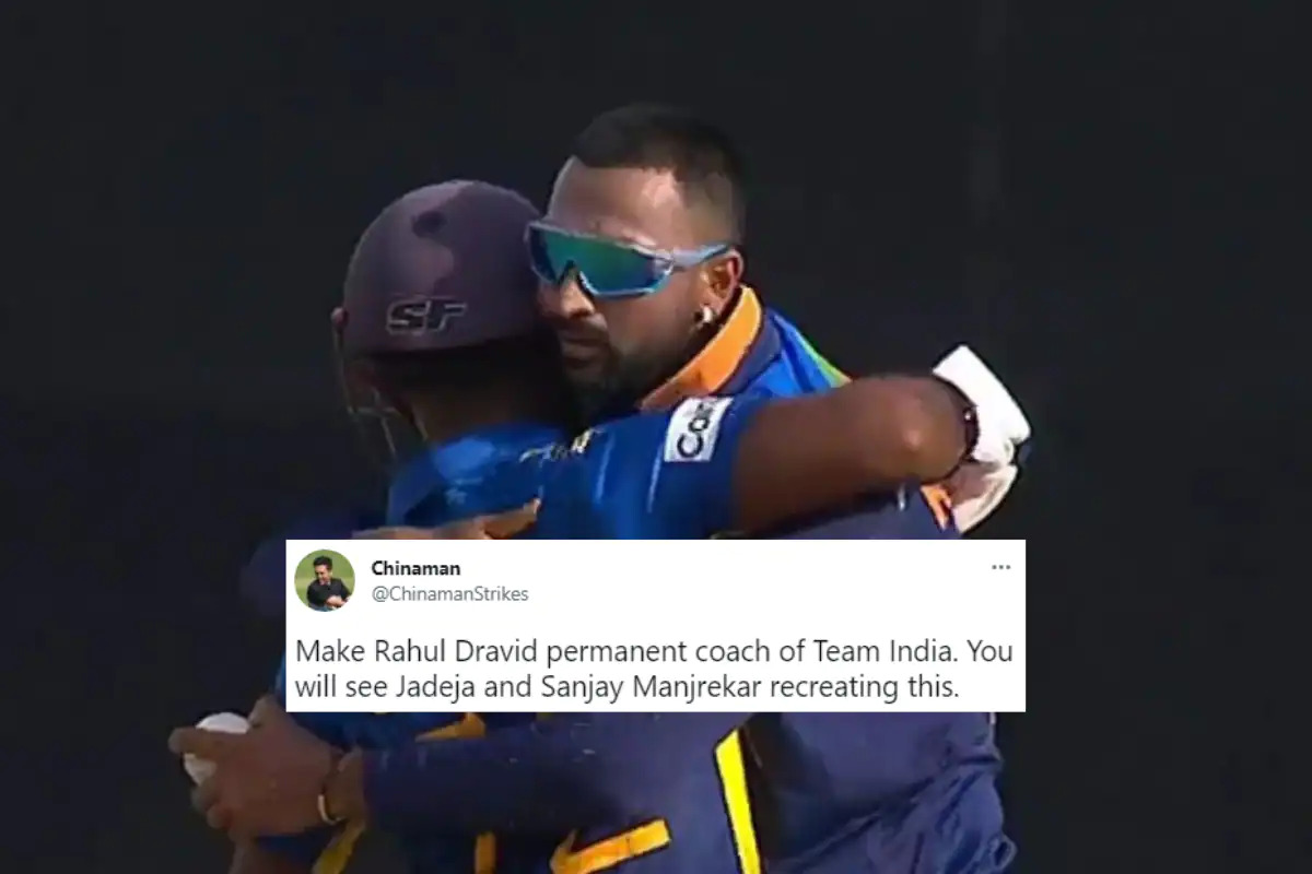 કૃણાલ પંડ્યાએ શ્રીલંકાના ક્રિકેટરને ગળે લગાવ્યો, ચાહકોએ કહ્યું- રાહુલ દ્રવિડની અસર