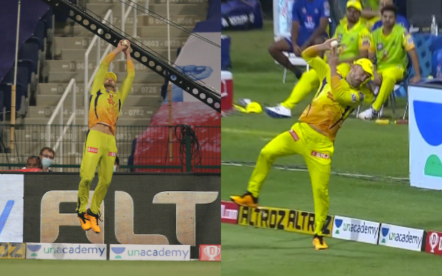 ધોનીની સેનામાં યુનિવર્સનો સુપરમેન પણ છે, જુવો તેનો હવામાં ઉડીને પકડેલો કેચ