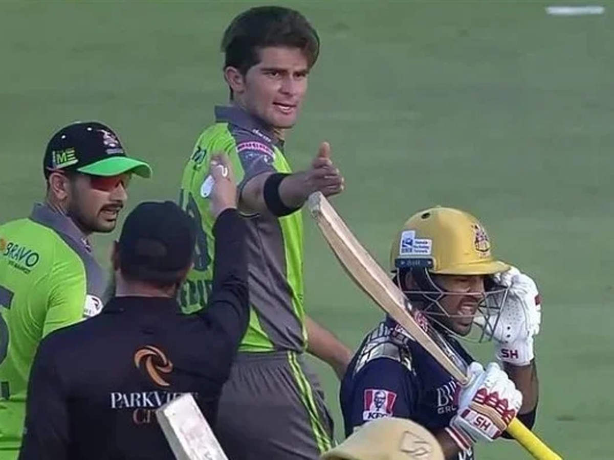 શાહિદ આફ્રિદીના જમાઇએ પોતાનું વલણ બતાવ્યું, ગ્રાઉન્ડમાં સરફરાઝ સાથે ઝગડ્યો