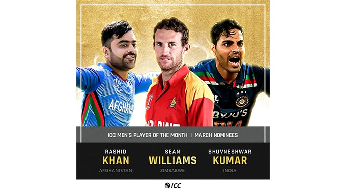 આઈસીસીએ માર્ચ મહિના માટે આ ખેલાડીઓને ‘પ્લેયર ઓફ ધ મંથ’ જાહેર કર્યા