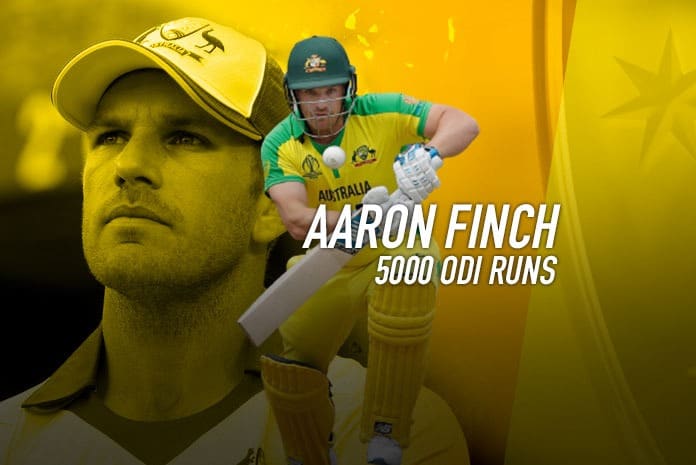 ફિંચ ઓસ્ટ્રેલિયા તરફથી વનડેમાં સૌથી ઝડપી 5000 રન બનાવનાર બેટ્સમેન બન્યો