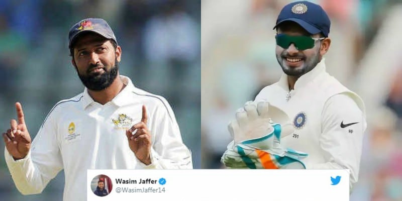 IndvsAus: વસીમ જાફરે રીષભને ડેવિડ વોર્નરને આઉટ કરવાનો કોડ આપ્યો