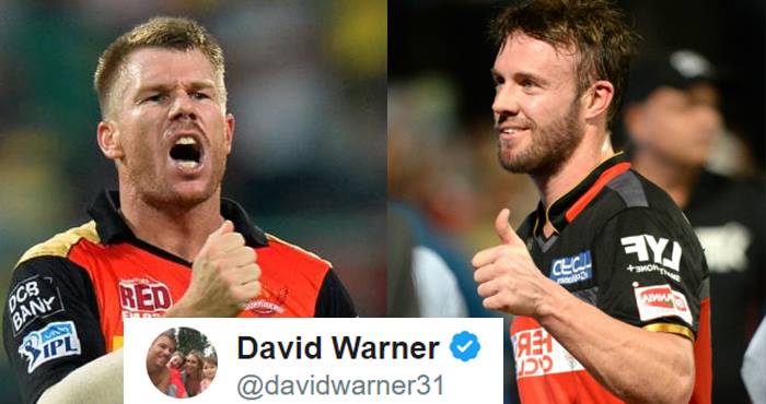 ડેવિડ વોર્નર થયો ડી વિલિયર્સની બેટિંગનો મુરીદ કહ્યું, મારો પસંદીદા ખિલાડી છે