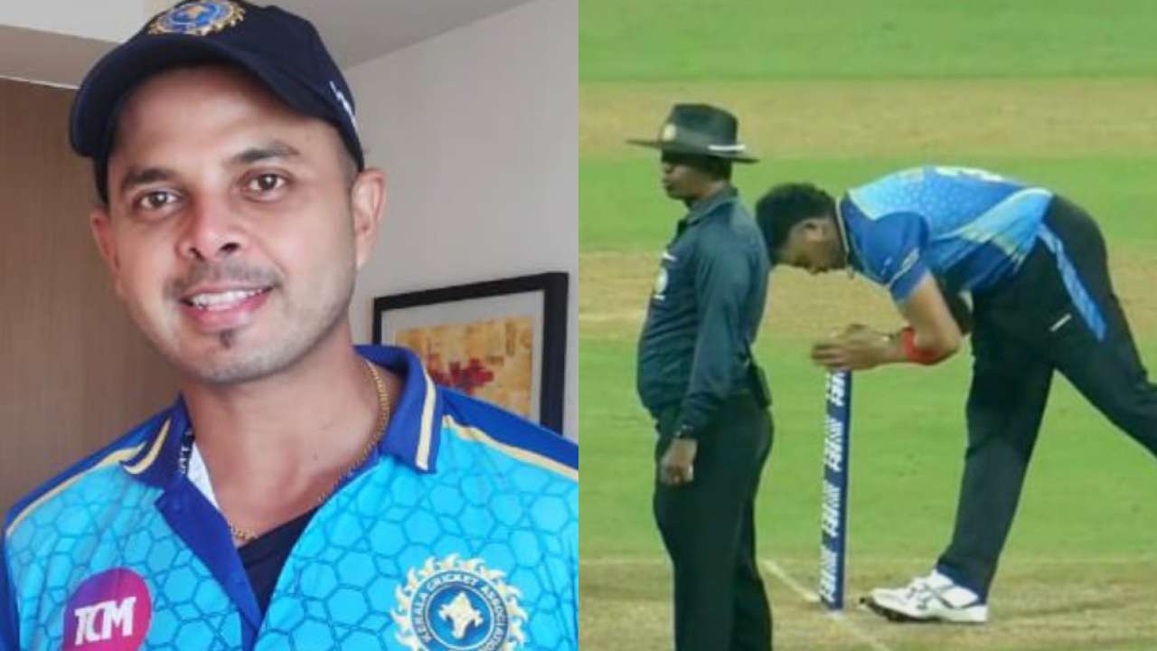 શ્રીસંત 7 વર્ષ બાદ ક્રિકેટ મેદાન પર પાછો ફર્યો, પ્રથમ વિકેટ સાથે ભાવનાશીલ થયો